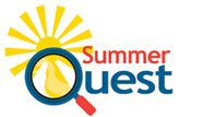 Summer Quest logo with magnifying glass